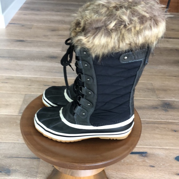 Faux Fur Top Winter Boots - Picture 5 of 7